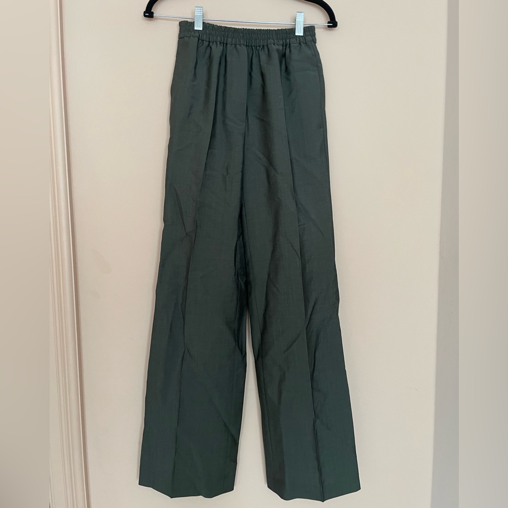 Acne, Studios, Green Trousers, Nwt